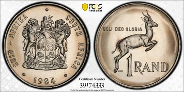 1984 Rand Nickel MS63
