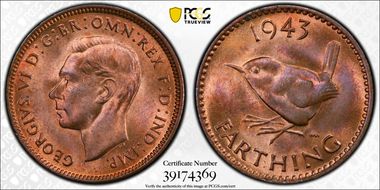 1943 1/4D S-4116 MS65RB