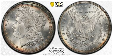 1884 $1 MS66