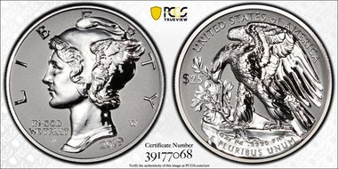 2019-W $25 Palladium, Reverse Proof First Strike PR70