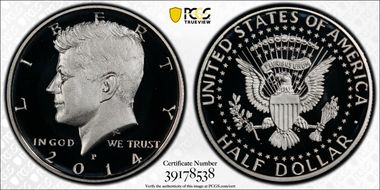 2014-P 50C Silver 50th Anniversary Set PR69DCAM
