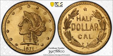 1871-H G50C BG-1046 MS64