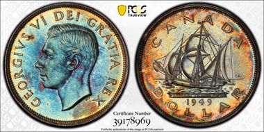 1949 S$1 MS63