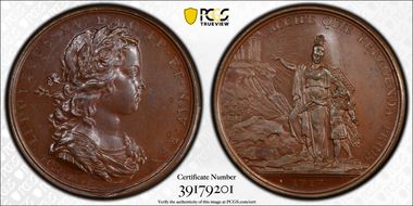 "1717" Medal The Kings Education Bronzed AE Restrike SP64