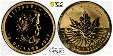 2007 $10 ML M7 Privy SP69