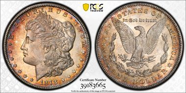 1878-S $1 MS66+