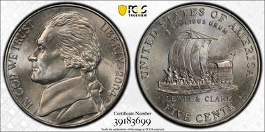 2004-D 5C Keel Boat MS64