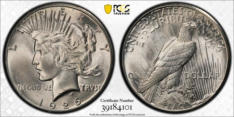 Cert 39184101 - Coin Image