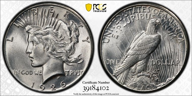 Cert 39184102 - Coin Image