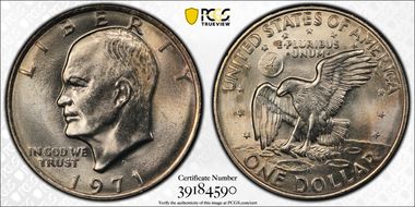 1971-D $1 MS63