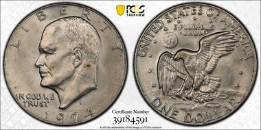 1974-D $1 MS63