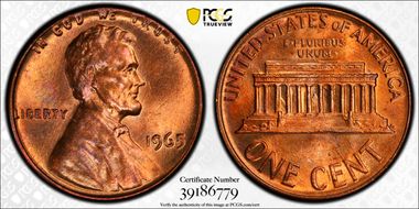 1965 1C MS64+ RD