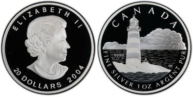 2004 $20 Sambro Lighthouse PR69DCAM