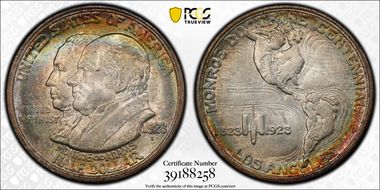 1923-S 50C Monroe MS65