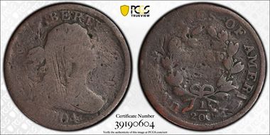 1804 1/2C C-2, Crosslet 4, Stems N1BN