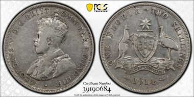 1914 Florin VF30