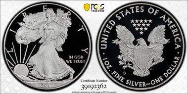 2012-S $1 Silver Eagle  75th Anniversary SF Mint Set PR70DCAM