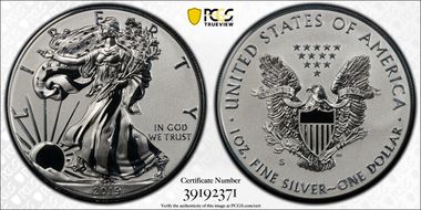 2019-S $1 Silver Eagle Enhanced Rev PR PR70