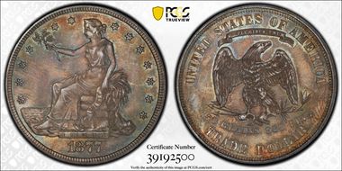 1877 T$1 DDO, FS-101, C-13 MS65