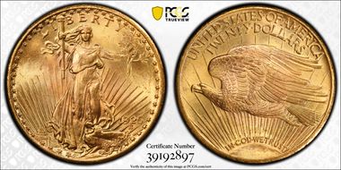 1926 $20 MS65+ 