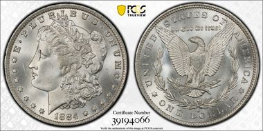 1884-O $1 MS66