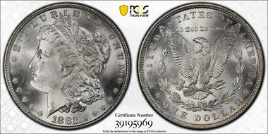 1882 $1 MS67