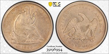 1840-O 50C WB-11 XF40