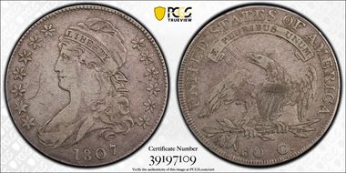 1807 50C Overton 111a, 50/20 N1