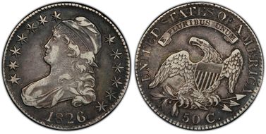 1826 50C O-101a VF30