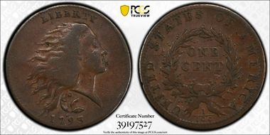 1793 1C Wreath, S-6 F15BN