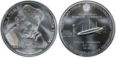 2019 100 Din Nikola Tesla Remote Control MS68