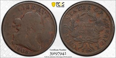 1805 1/2C C-3 VG10BN