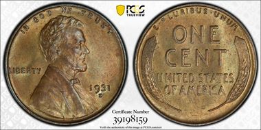 1931-D 1C MS63BN