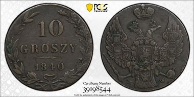 1840 MW 10 Gr KM-113a Billon XF40