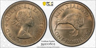 1962 Florin MS65