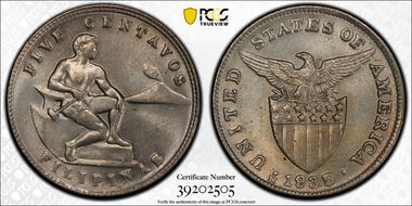 1935-M 5C MS65