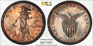 1904 Peso PR65