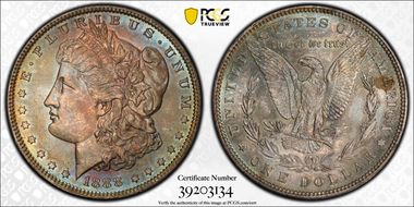 1888 $1 MS62