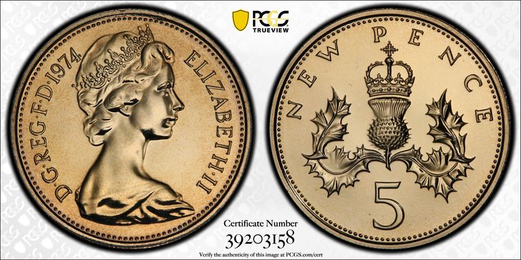 Cert 39203158 - Coin Image