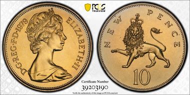 1979 10p S-F1 New Pence PR68