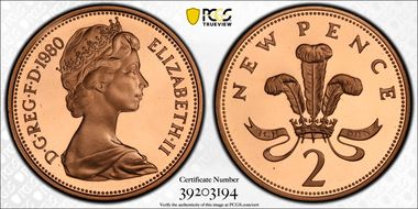 1980 2p S-C1 New Pence PR69DCAM