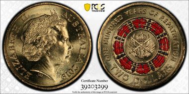 2019 $2 100 Years of Repatriation Colorized MS67