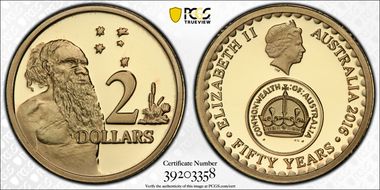 2016 $2 50 Yrs Decimal Currency PR70DCAM