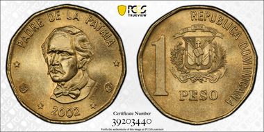 2002 Peso MS66