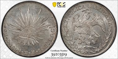 1844-Mo MF 8 R Mo28 MS64