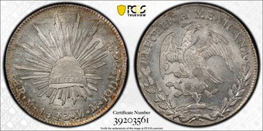 1843-Mo MM 8 R Mo27 MS63