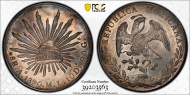 1890-As ML 8 R As30 MS64