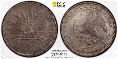 1855-Ca RG 8 R Ca26 MS62
