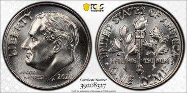 2020-P 10C Early Find MS66FB