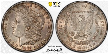 1879-S $1 Reverse of 1878 AU55